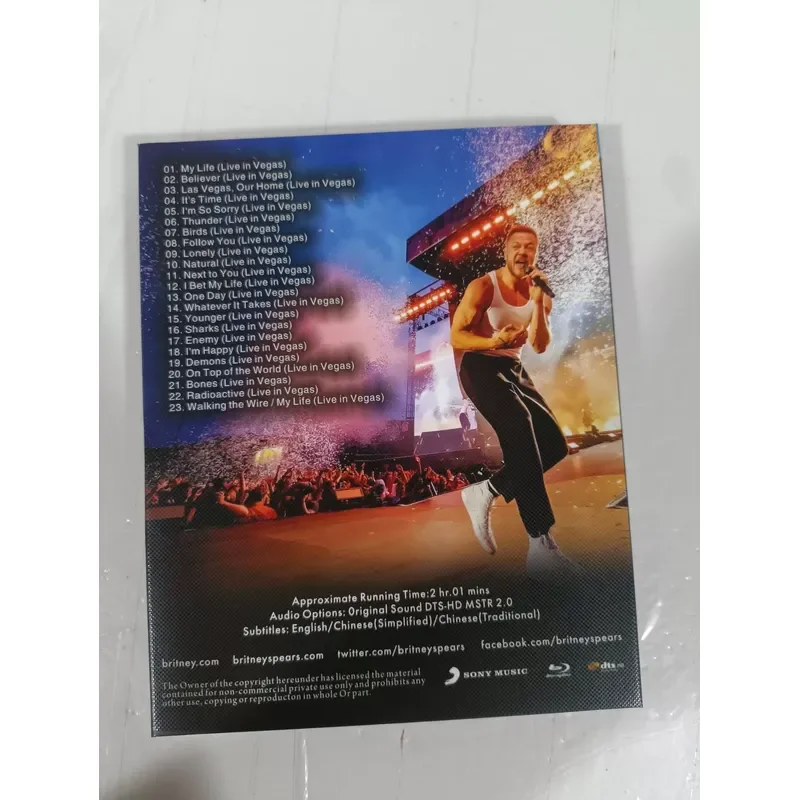 Blu-ray disc IMAGINE DRAGONS Magnum 2023 Russ concert live performance video collection
