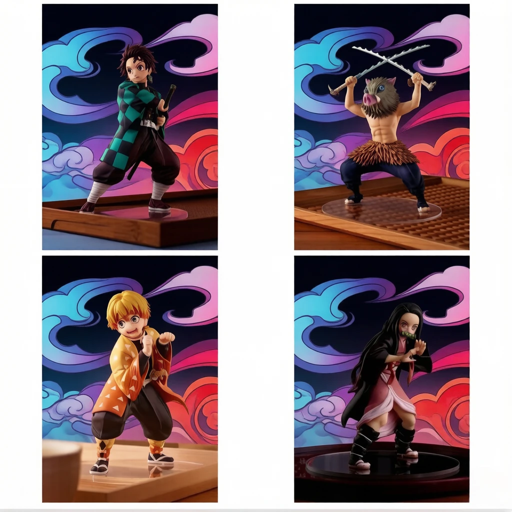 

Оригинальные фигурки Good Smile POP UP PARADE Demon Slayer: Камадо Танджиро, Томиока Гию, Канроджи Мицури — аниме-фигурки, игрушки, подарок для детей