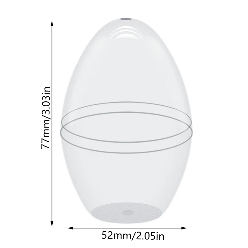 Beauty Egg Storage Box, Cosméticos Esponja Stand, Maquiagem Blender, Puff Holder, Vazio, Transparente, Stand, Ferramenta, 5Pcs