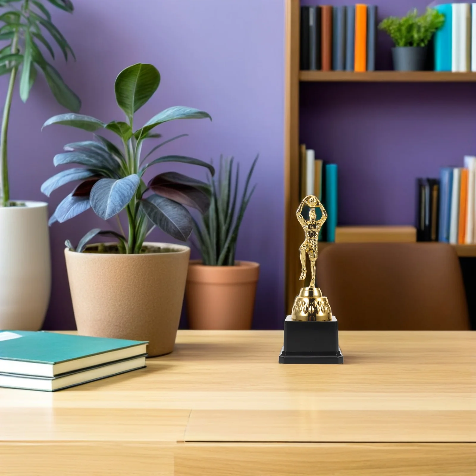 Basketball Trophy Cup Gold Plastic Award For Sports Competition Victory Honor Champion Recognition Small Trophy For Tournament