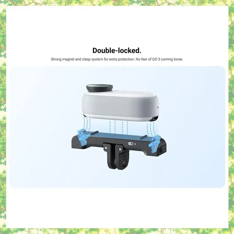 Smart-Para Insta360 GO 3 Acessórios de câmera de ação de montagem de liberação rápida para Insta 360 GO3