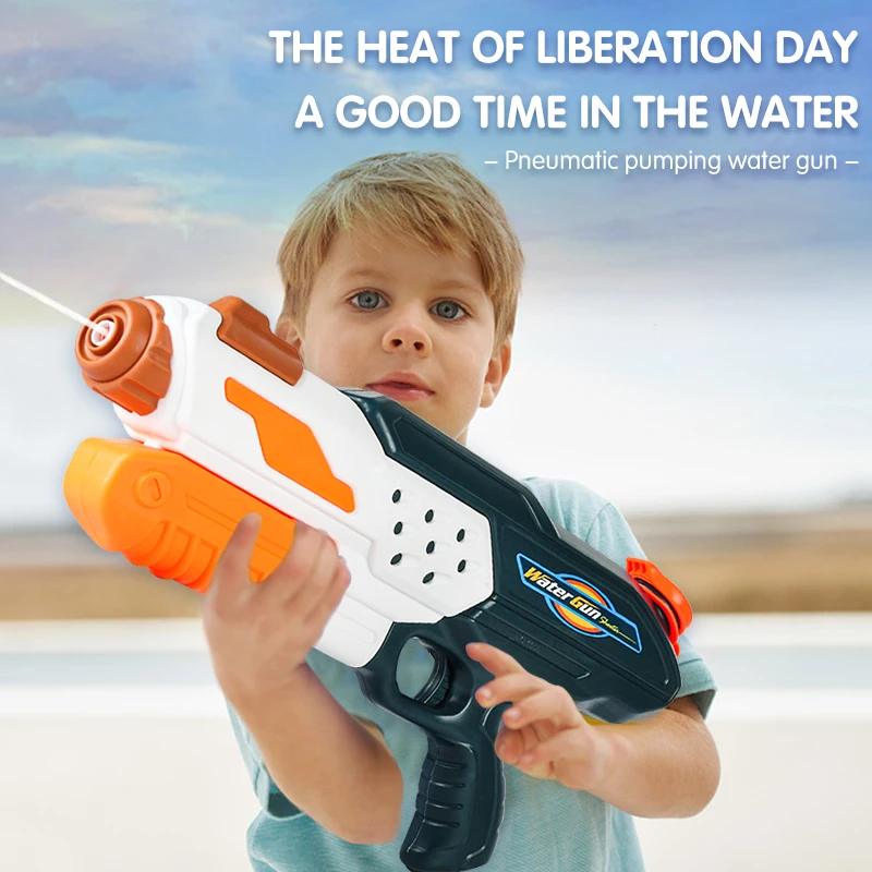 Gioco d'acqua estivo all'aperto Grande giocattolo da combattimento Potenti pistole Blaster Piscina d'acqua di grande capacità Giocattolo interattivo per bambini da spiaggia