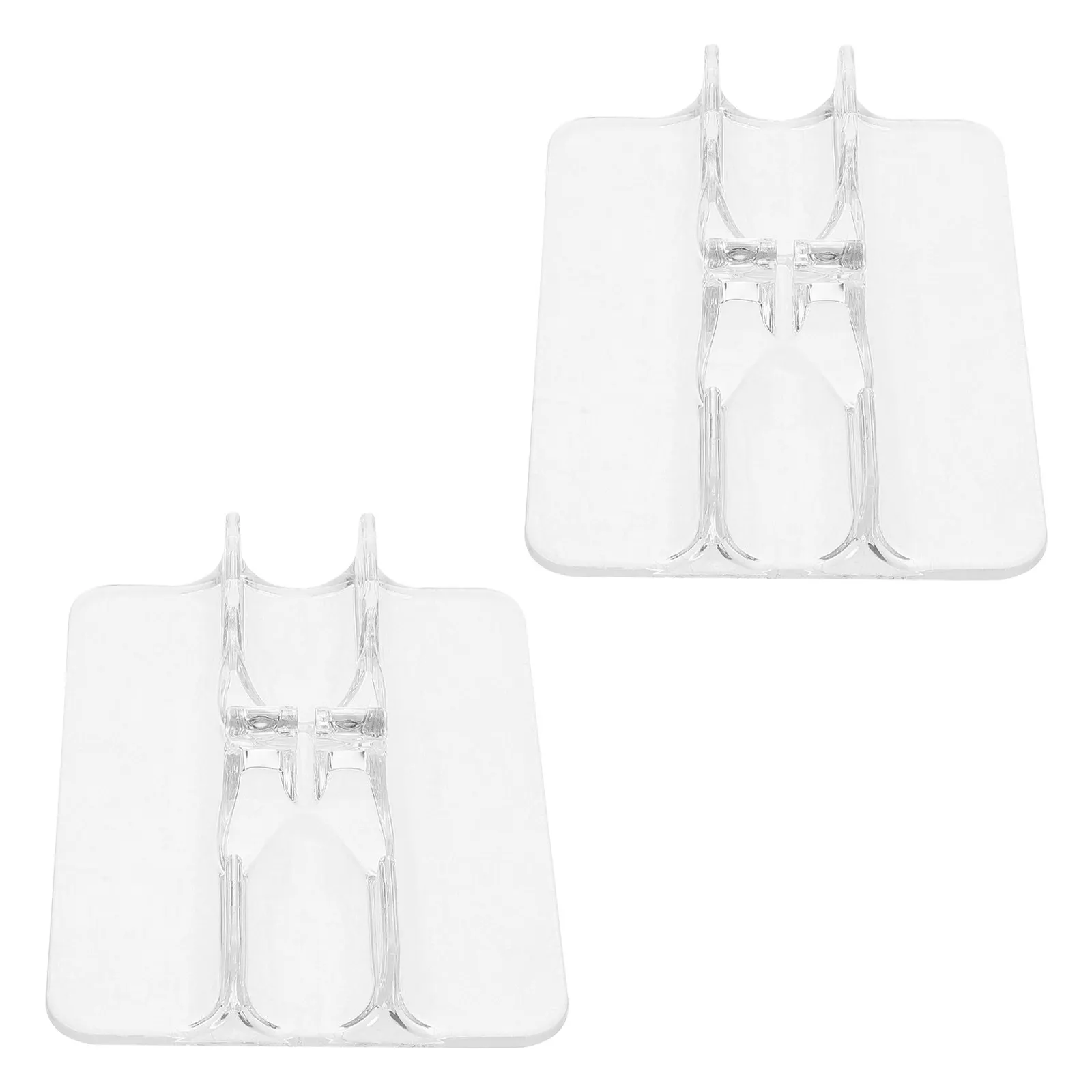 

2Pcs Transparent Skate Display Stand for Ice Skates Roller Skates - Clear Vertical Holder Space Saving Retail Display Rack