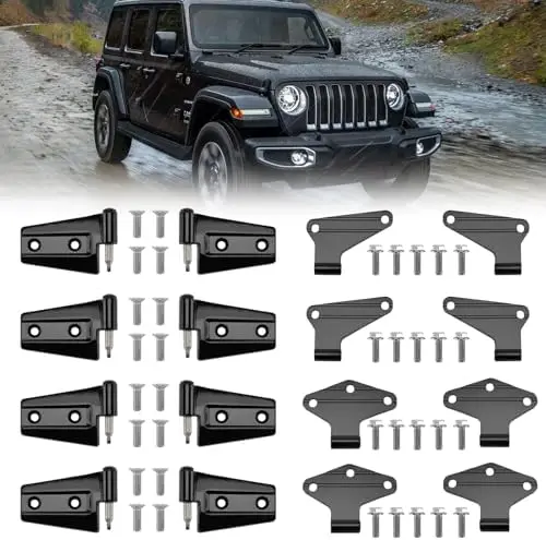 

55395386AB 16PC Door Hinge Kit for 2007-2018 Wrangler JK JKU Unlimited Rubicon Sahara
