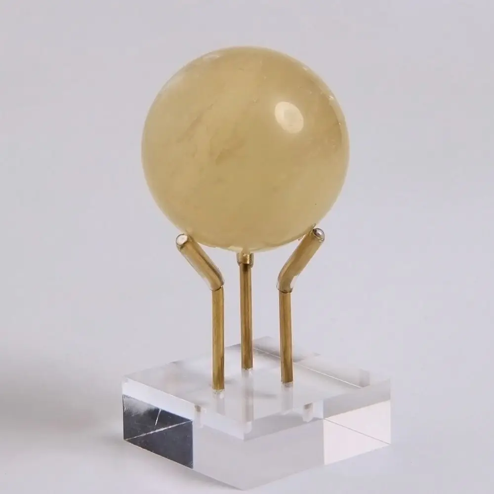 Acrylic Crystal Ball Base Transparent Jewelry Stand Sphere Display Stand Craft Photography Props Mineral Shelf Home Decoration