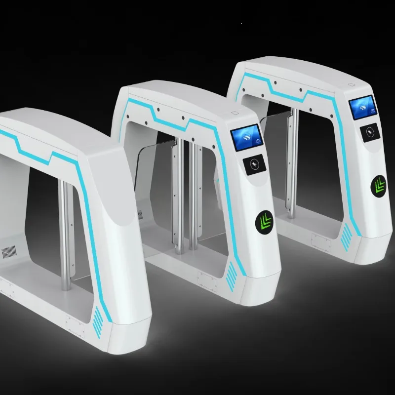 Fast Access Control Smart Hotel Remote Control Supermarket Entrance Automatic Swing Barrier Baffle Gate Turnstile