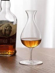 2026 Latest Unique Design SCOTCH WHISKY CUP Gather Whiskey Tasting Nosing Goblet Glass Big Belly Enthusiast Sommelier Wineglass