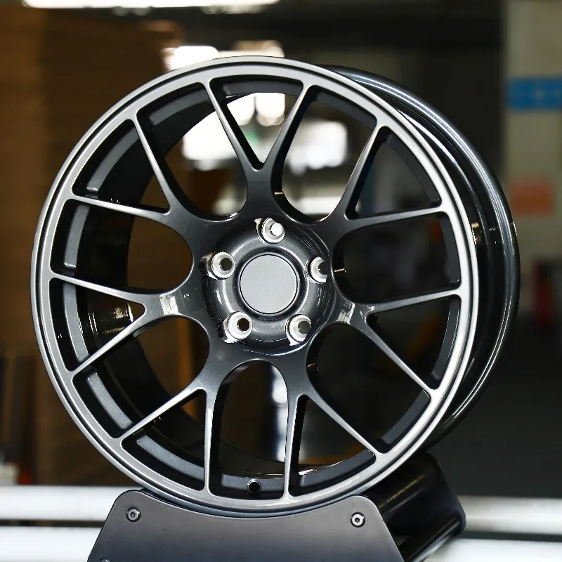 18-20 Inch EC-7 Style Gunmetal Forged Wheels 5x130 PCD Aluminum Alloy Rims Ultra Lightweight for Super Racing Car Upgrade