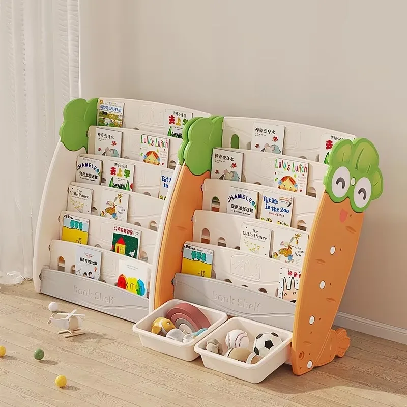 Book Shelves Bookshelf Children Bookshops Kids Toy Storage Baby Bookcase Child Library Children's Songmics Bookcases Room Shelf