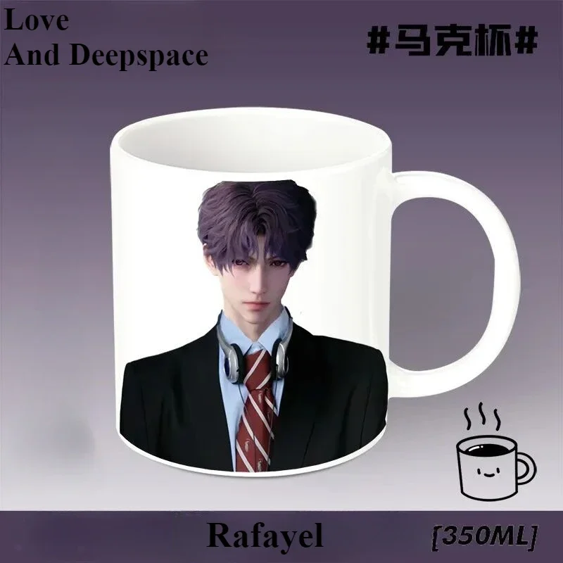 Love and Deepspace Xavier Rafayel schattige persoonlijkheid cartoon keramische mok creatieve trendy anime karakter randapparatuur koffiekopje