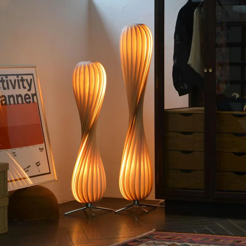 

Postmodern Designer Fashion Art Stair Decorative Chandelier Living Room Light Emitting Diode Floor Light