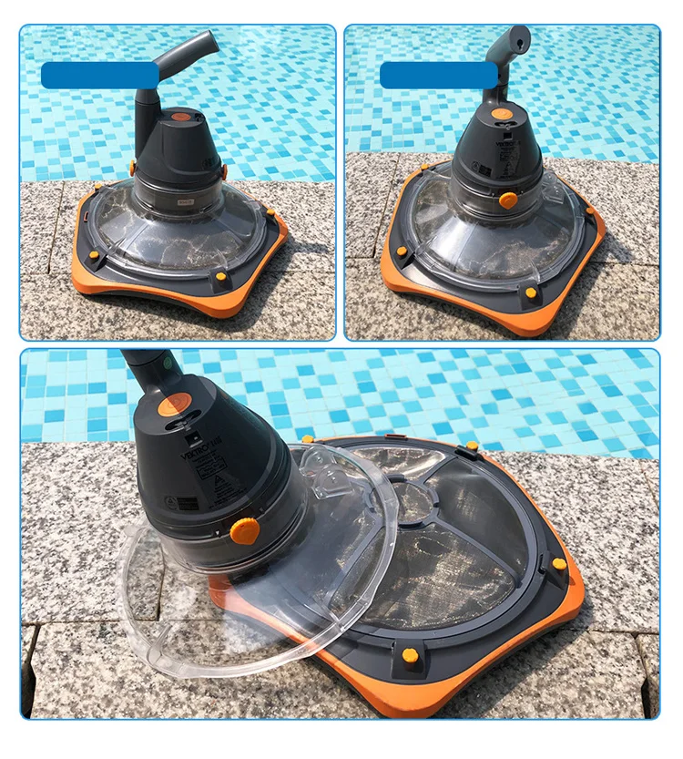 Aspirapolvere per la pulizia della piscina senza fili ricaricabile Forte aspirazione per accessori efficienti per strumenti di pulizia della piscina