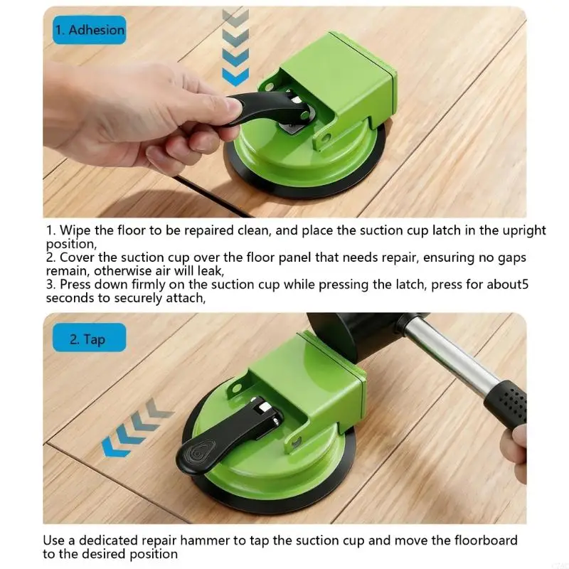 Professional Laminate Flooring Tool Strong Suction Cup Floor Joint Repair Tool for Wood Laminate Floor Tool C7AC