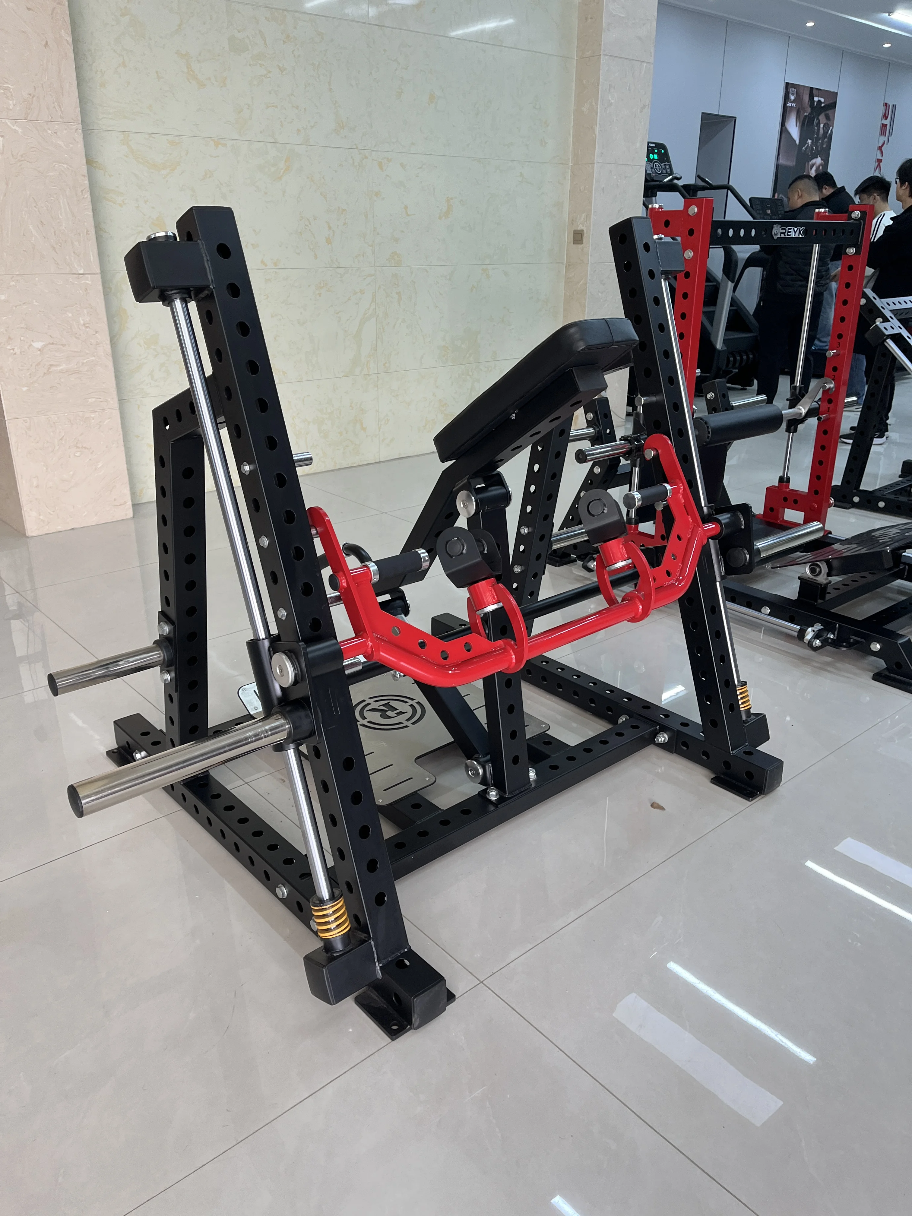 Commercial Gym Equipment Plate Loaded Seated Row Machine Incline Lever Row Machine for Back Strength Training