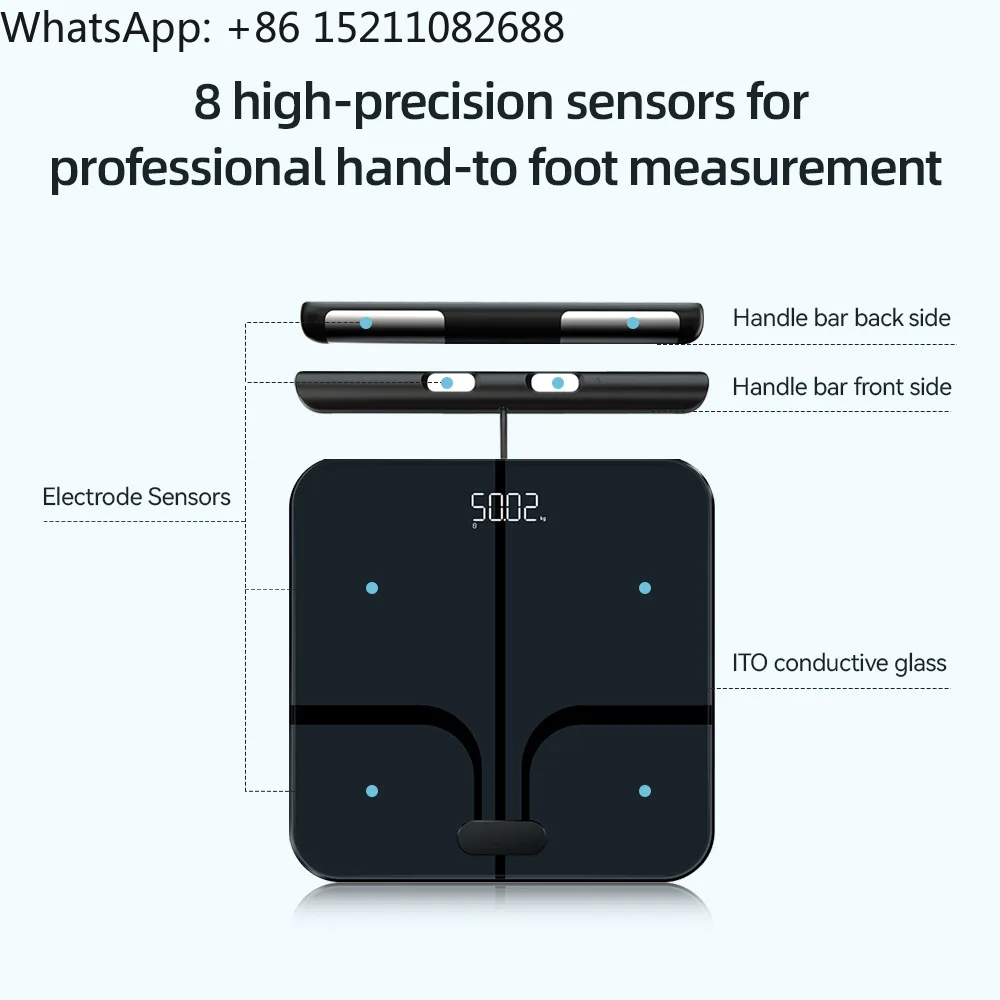 XMH is suitable for weight scales professional eight-electrode body fat scales dual-frequency precision electronic scales