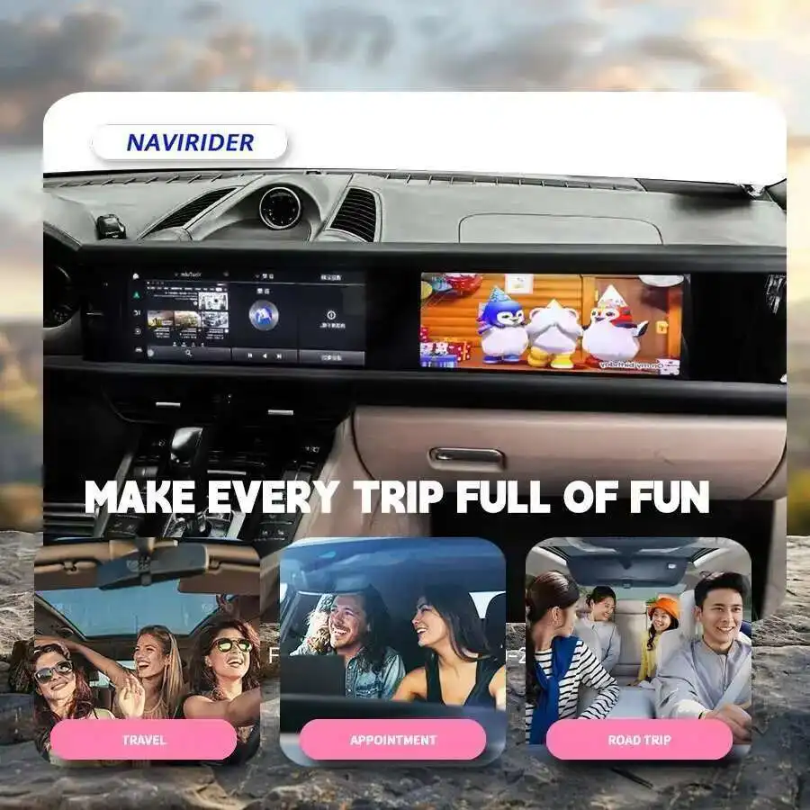 أندرويد 15 الملاحة اللاسلكية Carplay لبورشه كايين 2010-2017 LHD RHD الوسائط المتعددة مشغل فيديو الصوت رئيس وحدة راديو السيارة