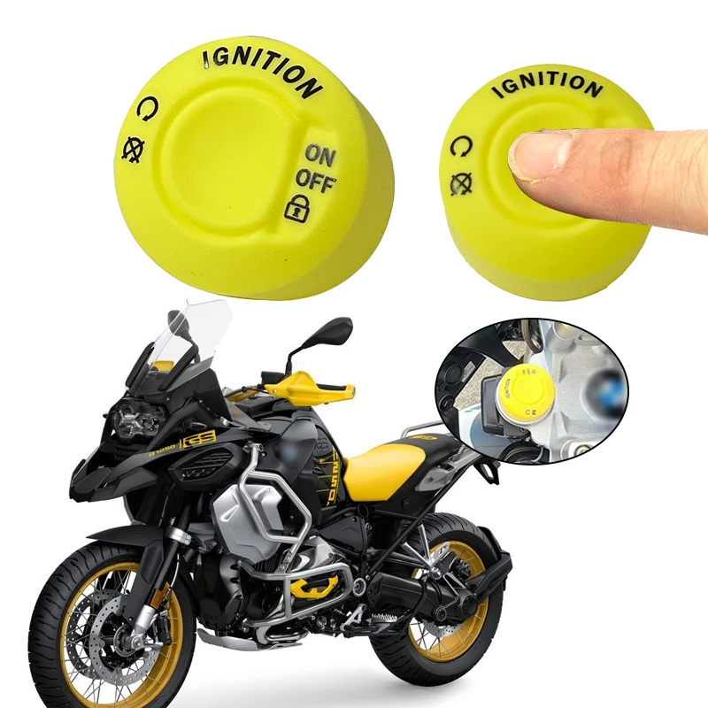 For BMW R1250GS LC ADV R1250 GS Adventure R 1250GSA 2019 -2023 40th Anniversary Edition One-key Start Switch Protective Cover