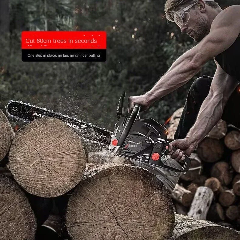 21.5KW high-power chain  logging saw high-power 20-inch chain  chainsaw multi-function fuel-saving tool  gasoline saw