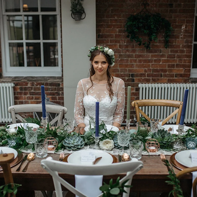 Macrame Table Runner,Boho Wedding Table Decoration,Vintage Farmhouse And Bohemian Dining Room Style, Beige White