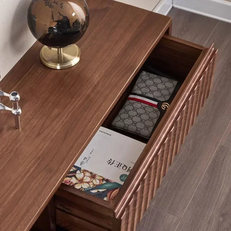 حامل تلفاز فاخر كبير عائم في منتصف القرن طاولة وحدة تحكم خشبية حديثة حامل عرض تلفزيوني أثاث منزلي Casa Arredo #6