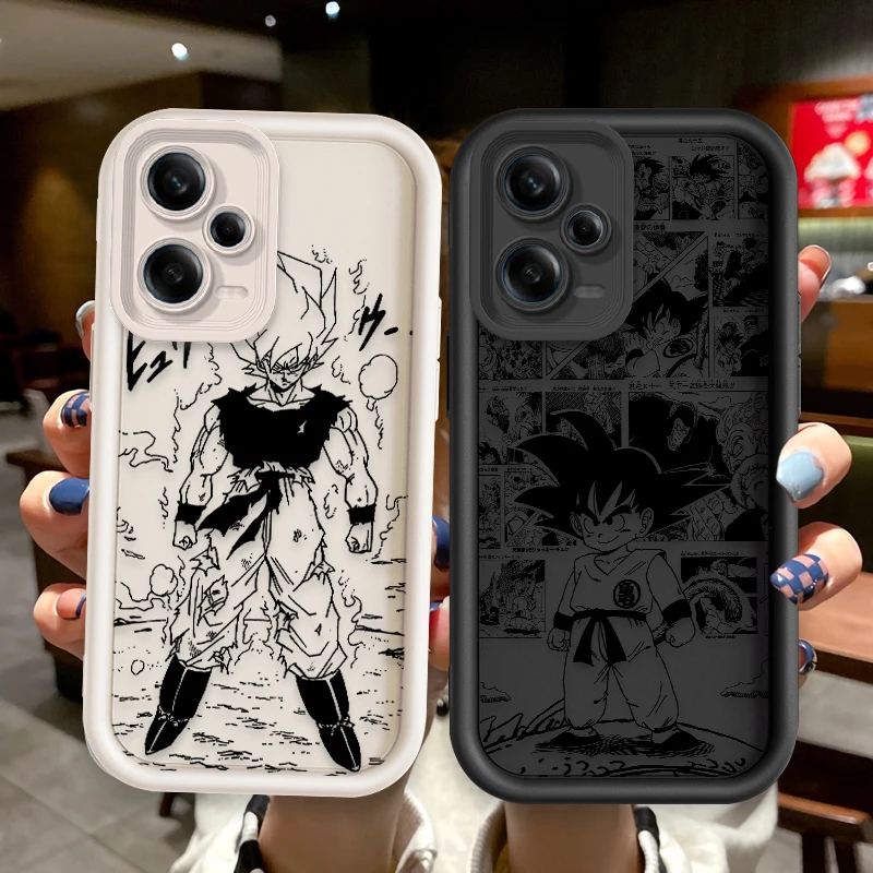Drachen kugeln Saiyans Gokus 3 für Redmi Note 12 11 10 9 8 7 k50 40 30 20 12 10 9 a c Pro 5g 4g Soft