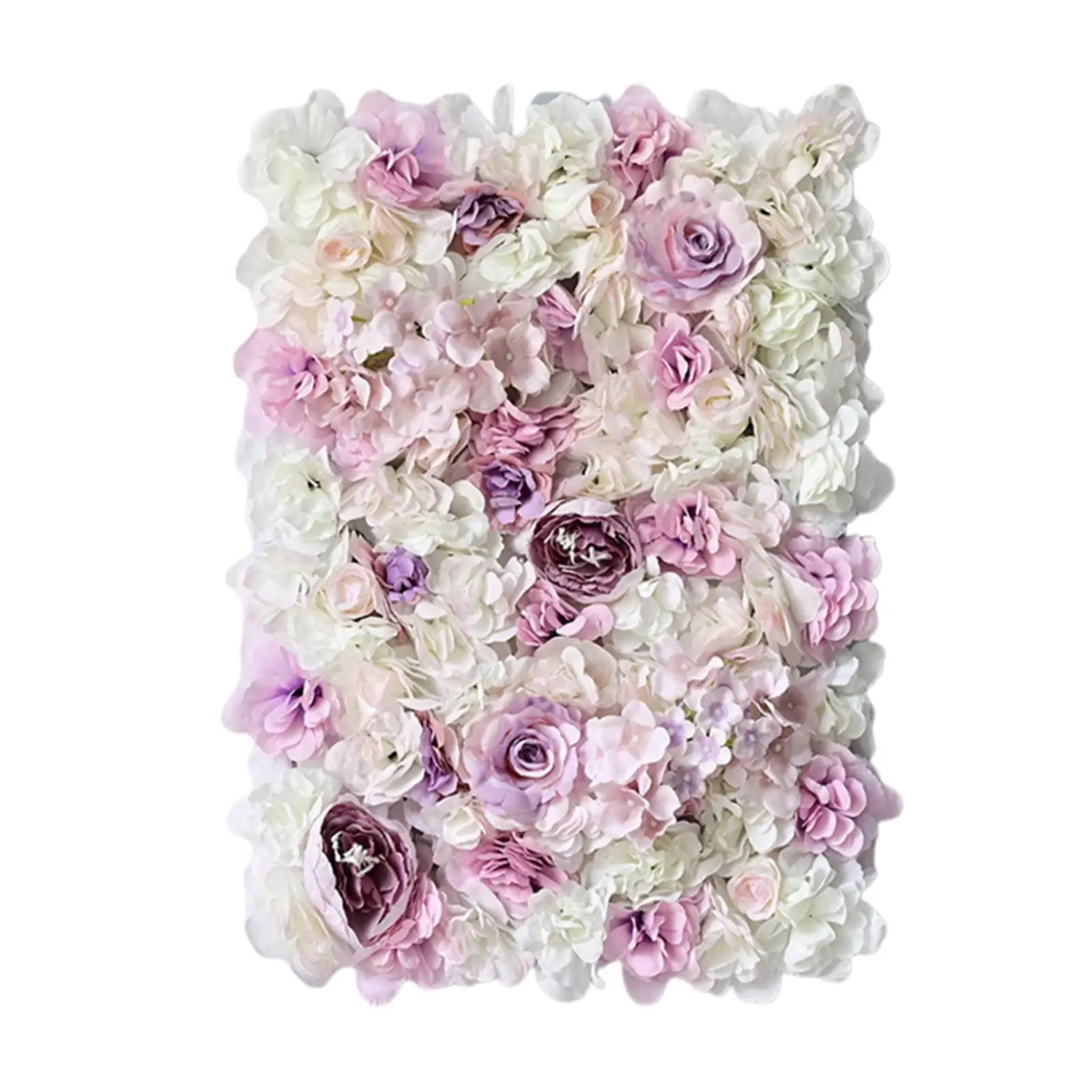 Decorative Silk Rose Wall Panel for Bridal Shower Backdrop Wedding Photo Wall Party Room Decor