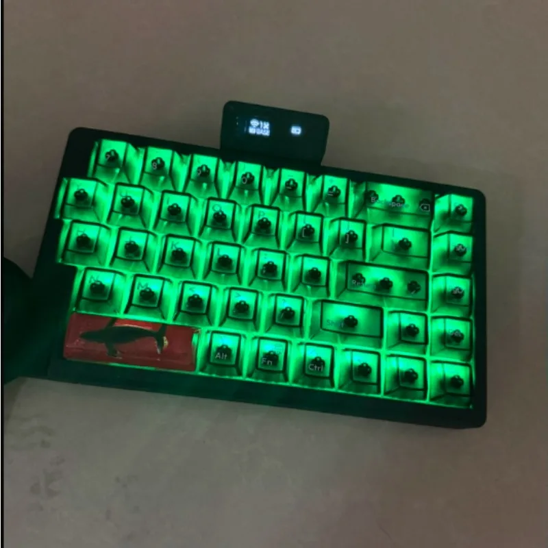 Hot Sales Offsetkey Split Trackball Keyboard Kit Custom Full Wireless Dual-Mode Hot-swap RGB ZMK Diy Mechanical Keyboard Kit