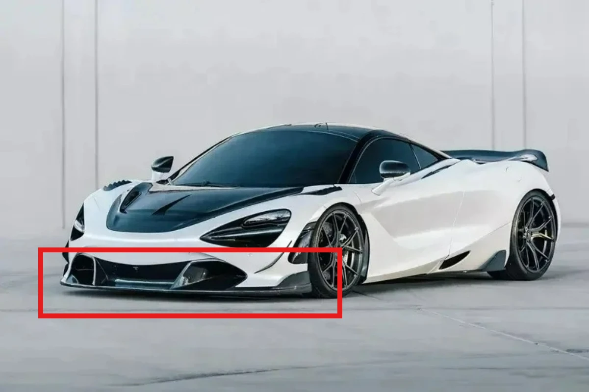 

Easy-Install FORMcLaren 720S Vorsteiner Style Front Bumper Splitter Lip Carbon Fiber 2017-2019