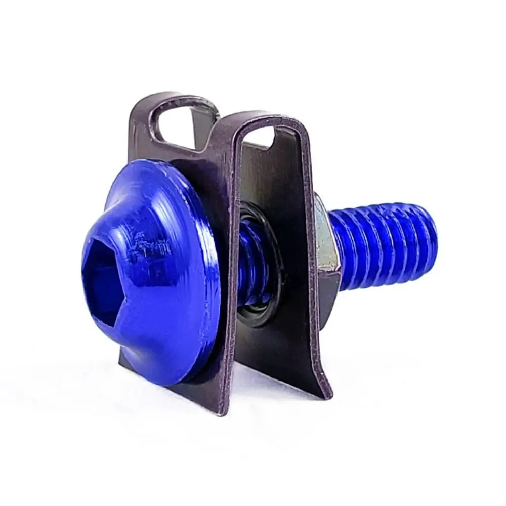 10PCS Multi-Color Fastener Clips Aluminium Motorcycle Fairing Bolts M5 Screws & Nuts Spire Speed Motobike Accessories