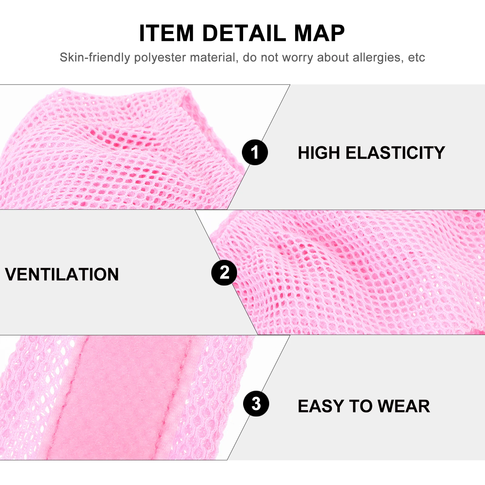 

Cats with Anti-bite Head Breathable Muzzle Multifunction Antibite Mouth Biting Cover Polyester