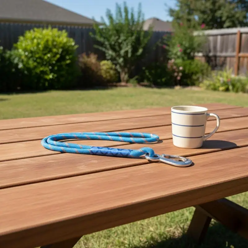 ✰✪Heavy Duty Nylon Sling 1Pcs Hammock Suspension Rope with Metal Hook Universal Fit Outdoor Garden Travelling Easy Install image 6