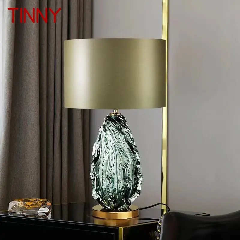 

TINNY Nordic Modern Glaze Table Lamp Fashionable Art Iiving Room Bedroom Hotel LED Personality Originality Desk Light