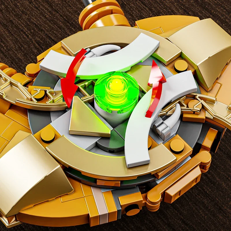 Gothic Evil Eye Bausteine Modell Kreative Technische MOC Kit Film Inspiriert Prop Desktop Display Sammeln Geschenk Erwachsene Kind