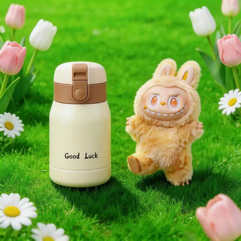 

POP MART THE MONSTERS Forward High Energy Series LABUBU Doll Short Term Use Insulated Flask Mini Thermos Cup