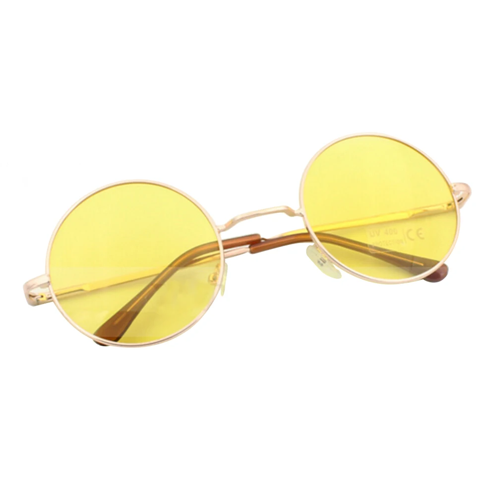 

Round Sunglasses Glasses for Women Lightweight Round Glasses UV400 Blue Neon Frames Eye Wear Accessories Retro Style
