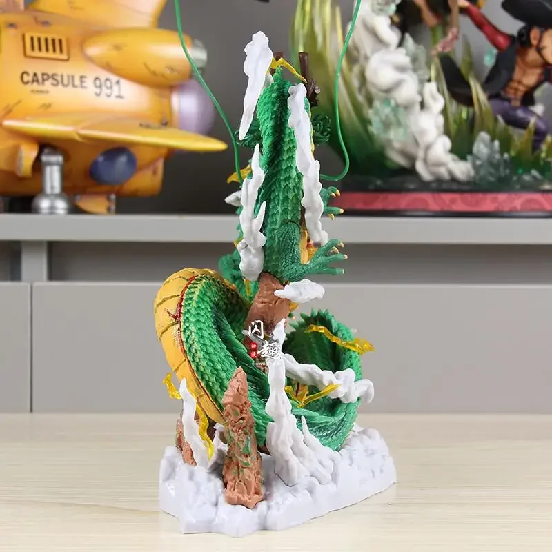 Dragon Ball Figure 22cm Shenron Anime Figure Goku e Shenron Figurine statua in Pvc modello bambola ornamento giocattoli regali scrivania Decora