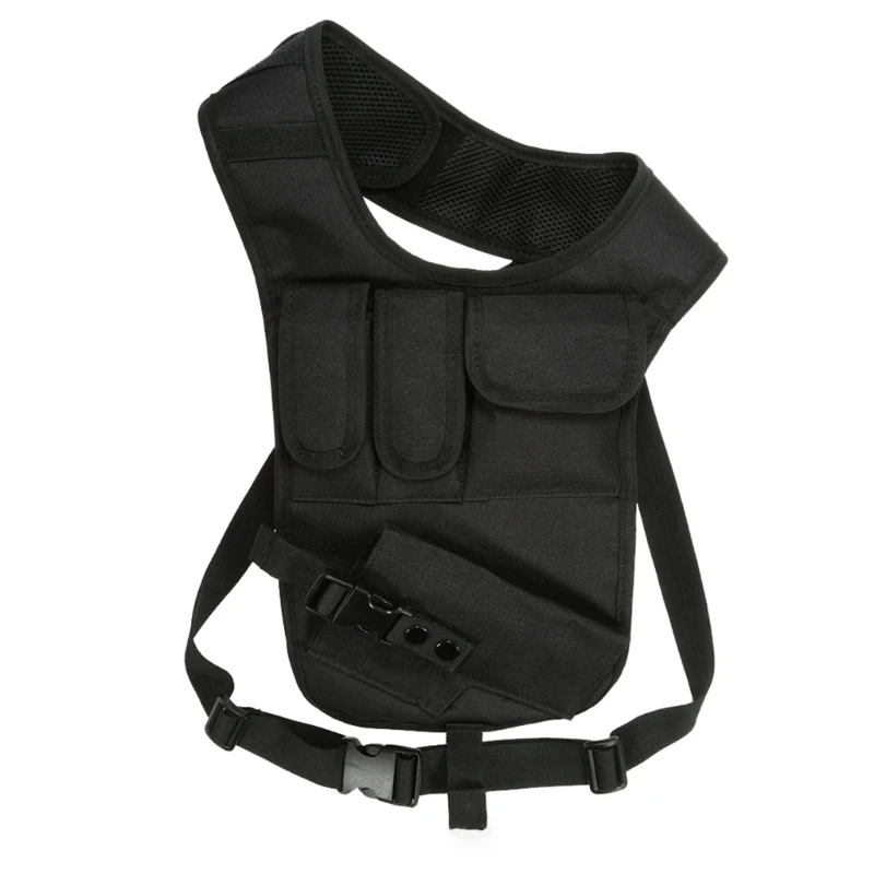 ซองหนังไหล่ปกปิดลึกพกพาสากลปืนพกหน้าอกซองหนังป้องกันขโมยกระเป๋าโทรศัพท์สำหรับผู้หญิงและผู้ชาย