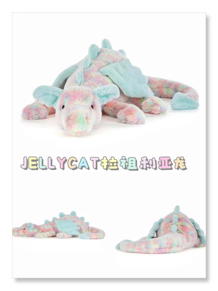 

2025 New 66cm/88cm Rainbow Flying Dragon Series Plush Toys cute plush doll throw pillow Doll Soothing Toy Holiday Gift