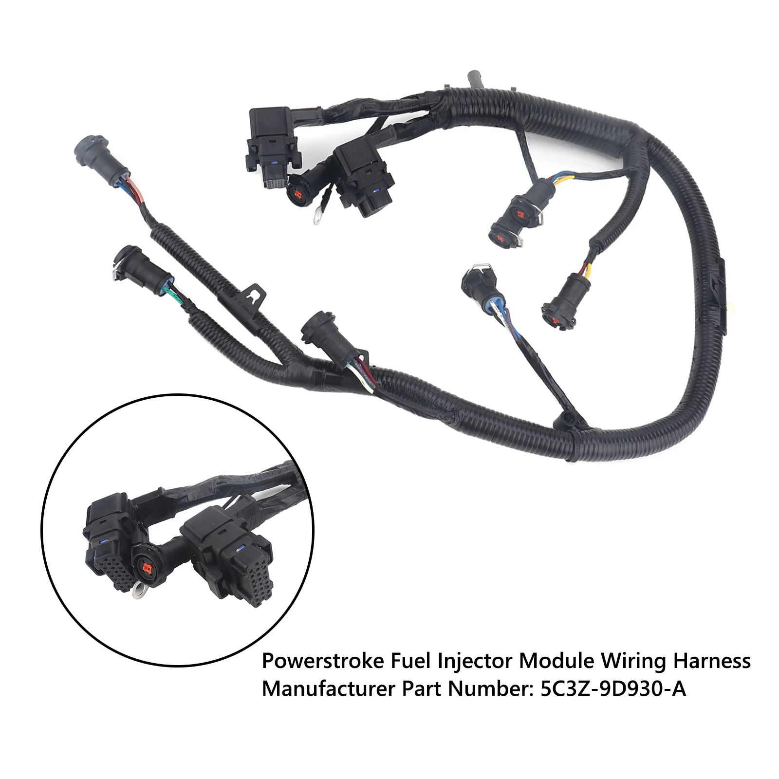 Powerstroke FICM Fuel Injector Module Wiring Harness for Ford F Super Duty 6.0L