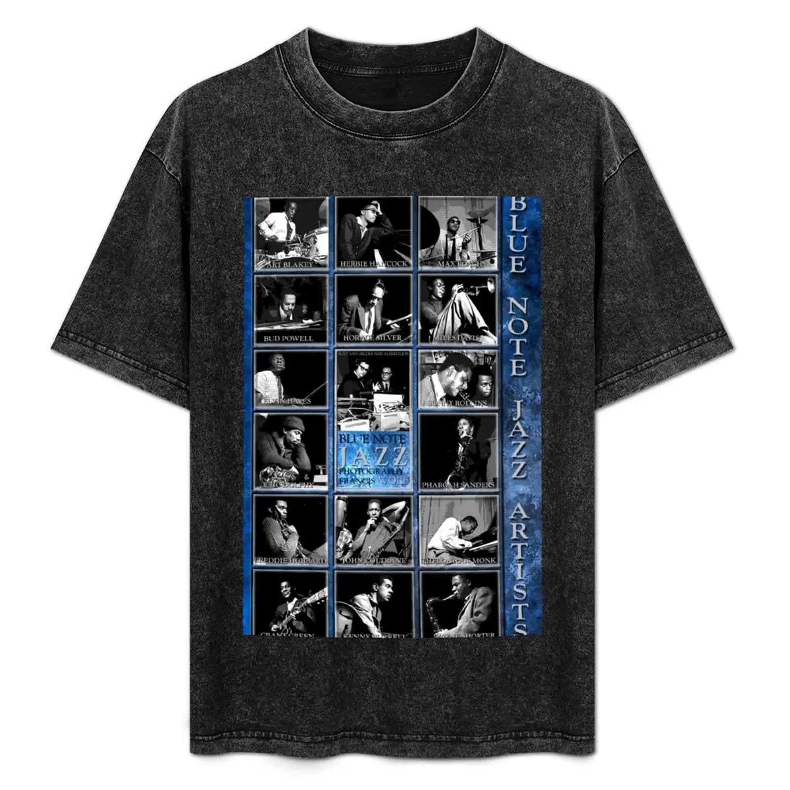 

Bluenote Jazz Artists Collage D-1 Shirt T-Shirt Casual Everyday Wear T-Shirt