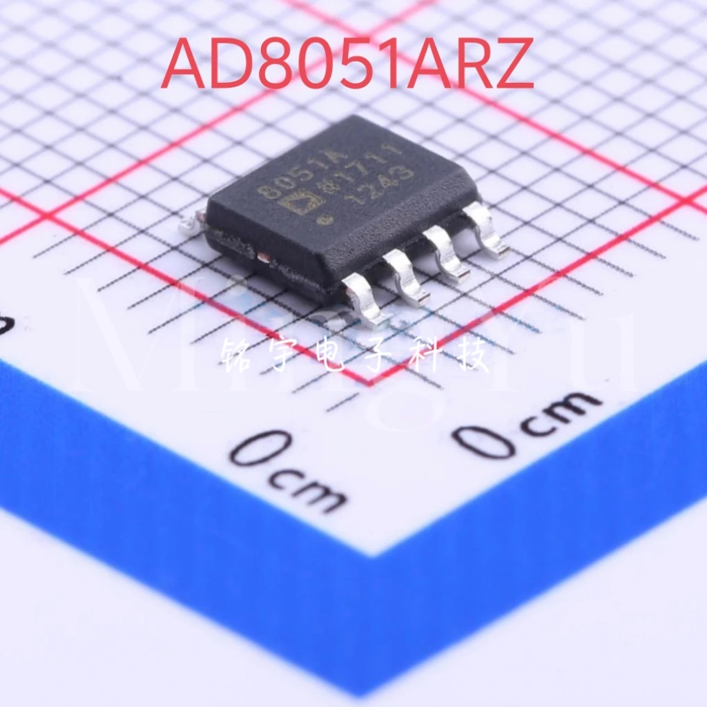 1-10PCS AD8051ARZ AD8051AR AD8051 SOIC-8 110MHz High Speed Rail-to-Rail Op Amp Low Noise Operational Amplifier New Original