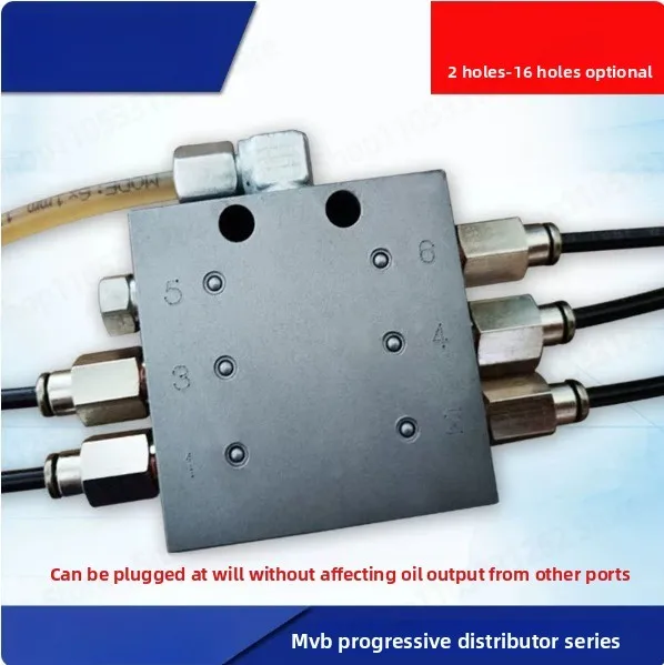 MVB Progressive Distributor, Grease Lubrication Divider Valve for Central Lubrication System