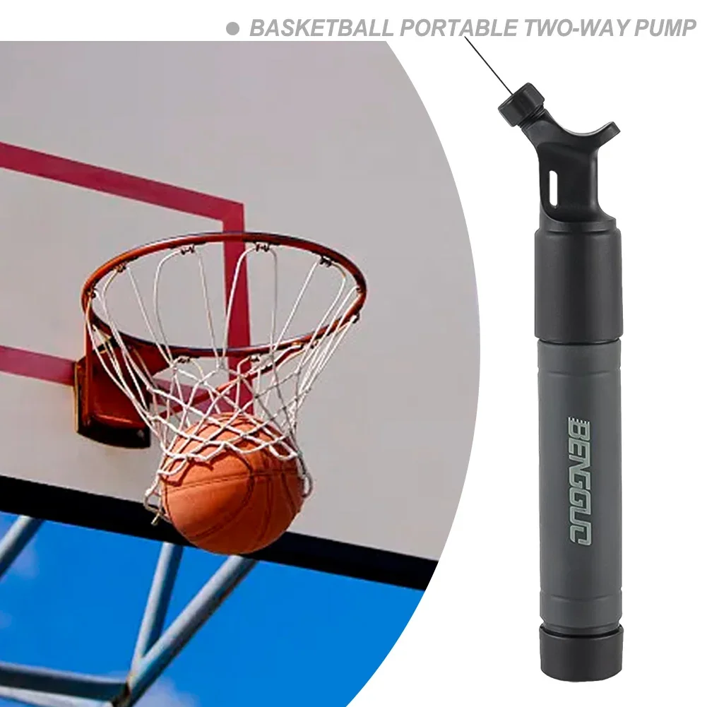 Inflador de bomba nueva de alta calidad, inflador de baloncesto, desinflado cómodo, doble mano, más fácil y más rápido