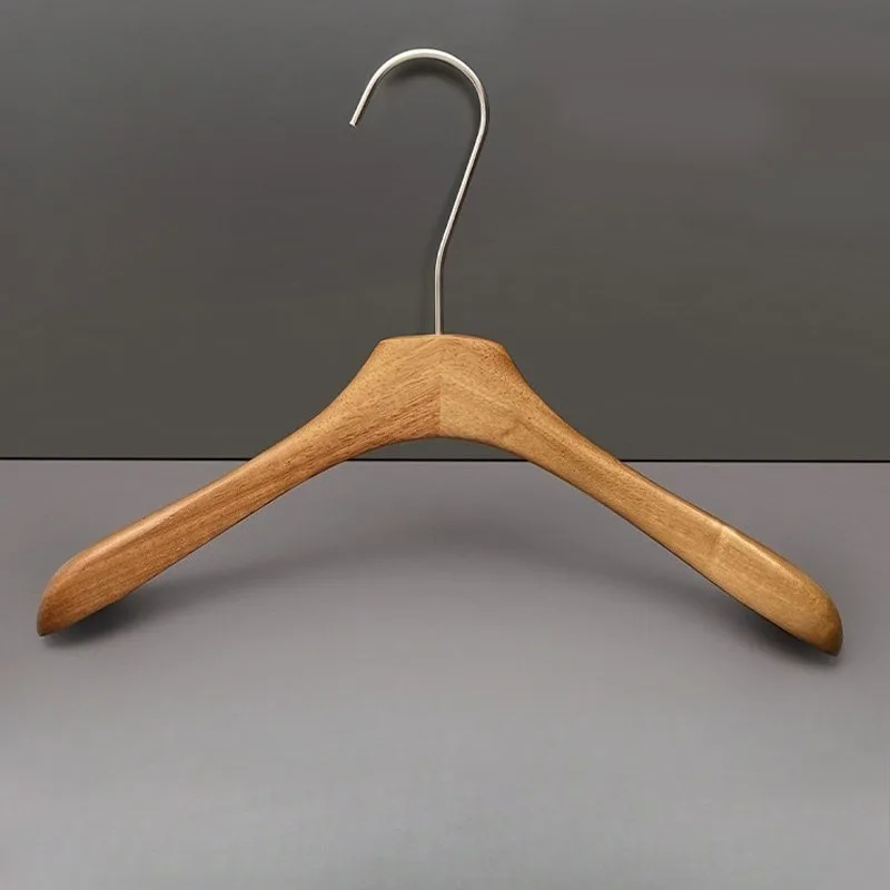 Clothes Store Special Clothes Hanger New Solid Wood Paint Thick Non-slip Non-marking Trouser Clip  Clothing Rack
