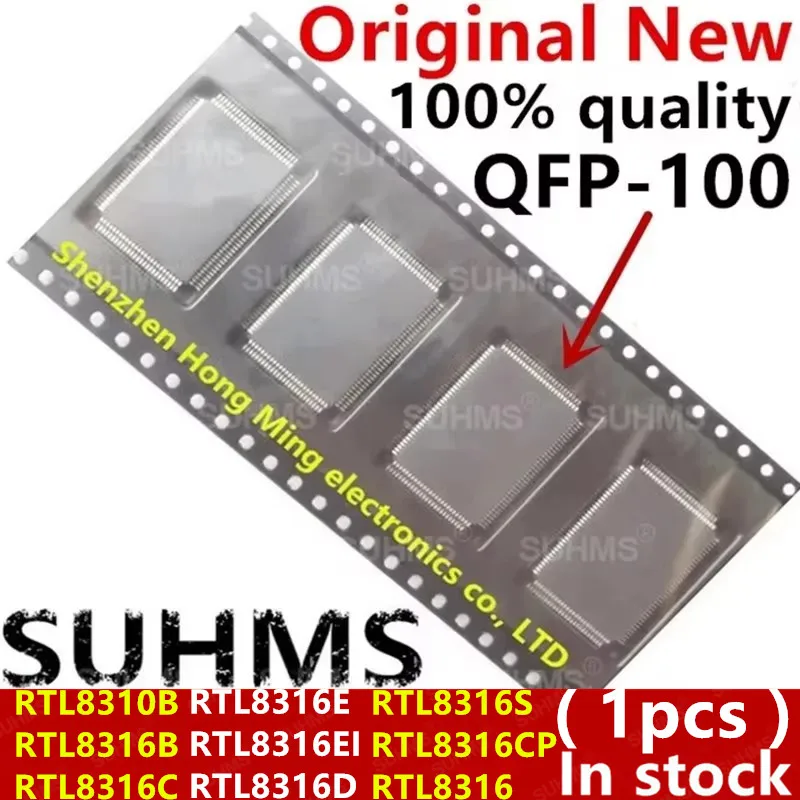 Chipset QFP 100% nuevo, 1 unidad, RTL8310B, RTL8316, RTL8316B, RTL8316C, RTL8316E, RTL8316EI, RTL8316S, RTL8316CP