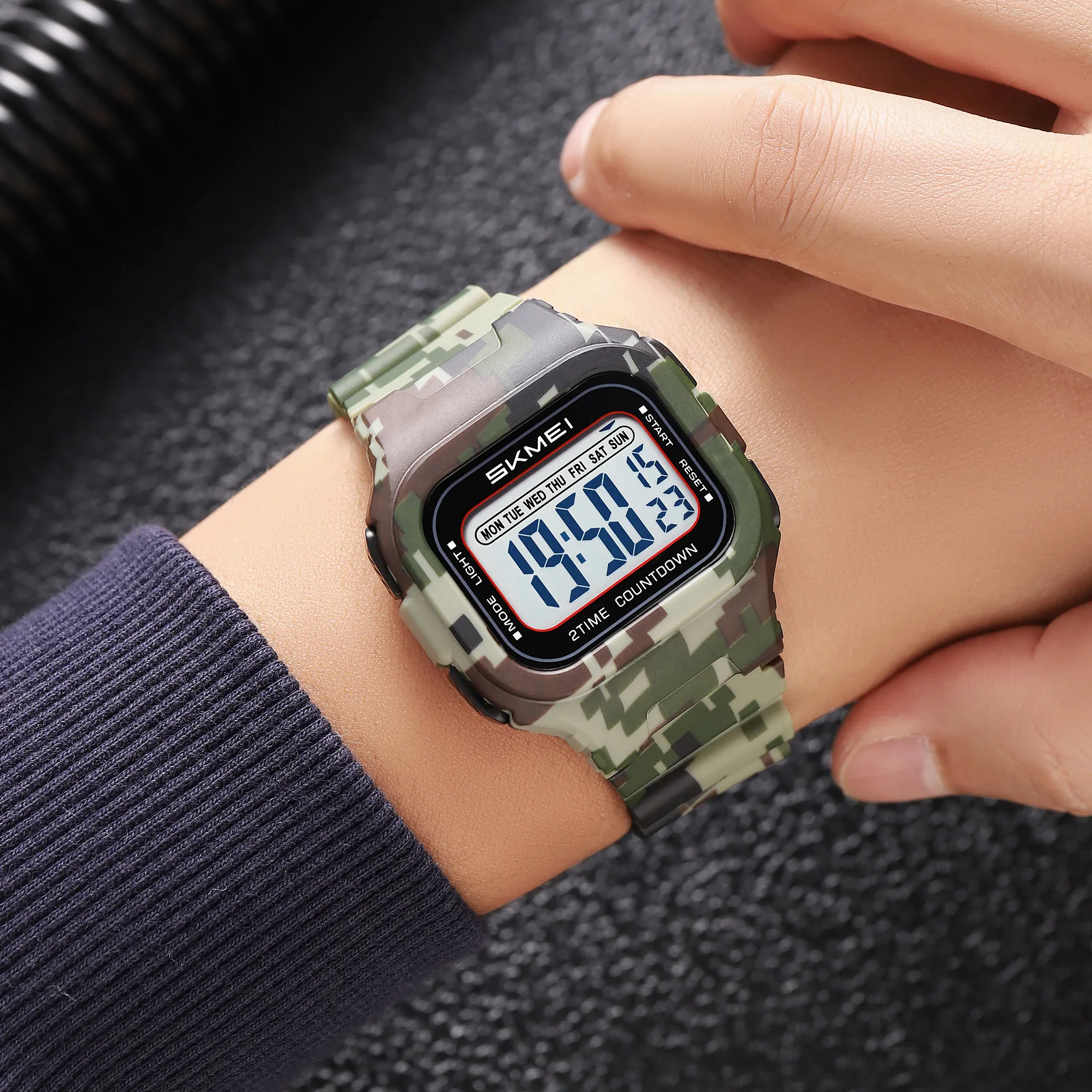 SKMEI Waterproof Clock Electronic Watches Chrono Students Military Watch Sports Digital Wristwatches For Men Women Reloj Hombre