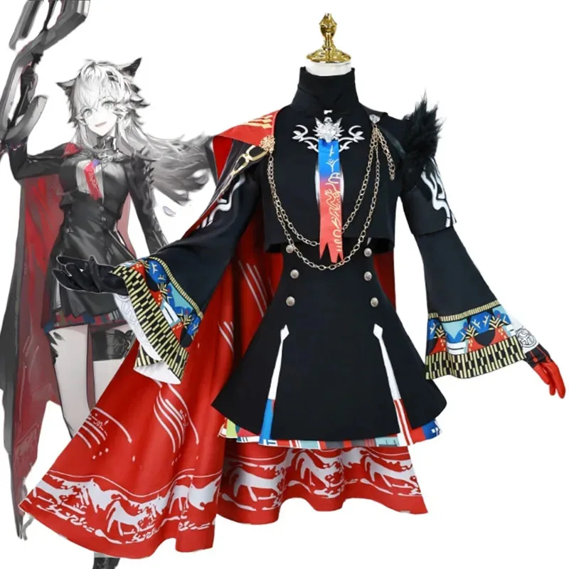 

Arknights Lappland The Decadenza женский игровой костюм для косплея, вечерние костюмы в стиле аниме, одежда для ролевых игр на Хэллоуин