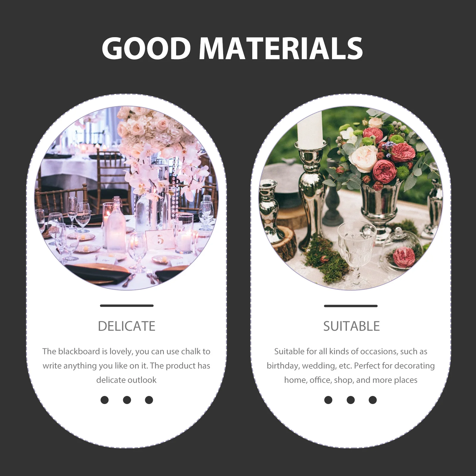 

Message Blackboard Decoration Writing Pad Mini Chalk Sign Small Chalkboard Tabletop Signs Menu