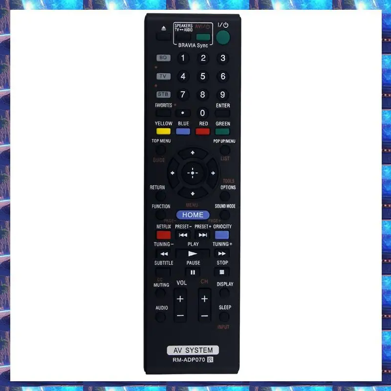

2025 Remote Control RM-ADP070 Replace For Sony AV System Home Theater System HBD-E280 BDV-E980W HBD-E580 HBDE280 BDVE980W,Remote