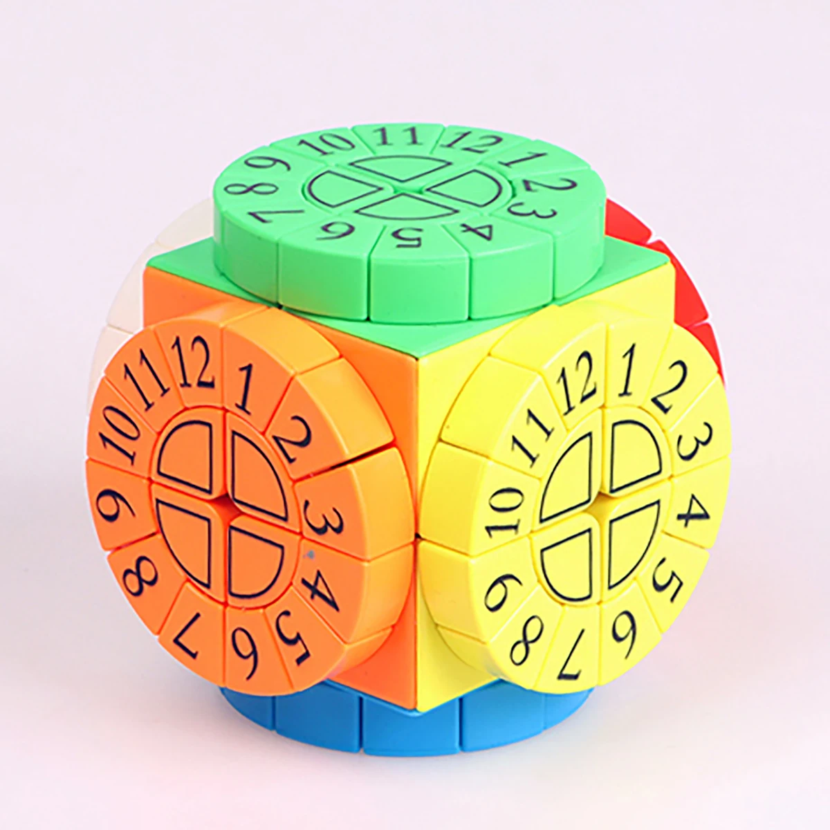 Magic Cube 2x2x2 Digital Time Machine Cube Racing Stress-Relieving Puzzle Professional Smooth Speed Game Children's Toy Gift